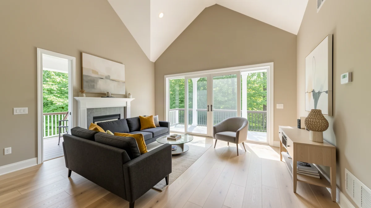 Professional painting contractors in Adelphi, MD preparing and painting home interior