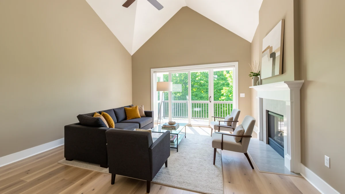 Professional painting contractors in Allegany County, MD preparing and painting home interior