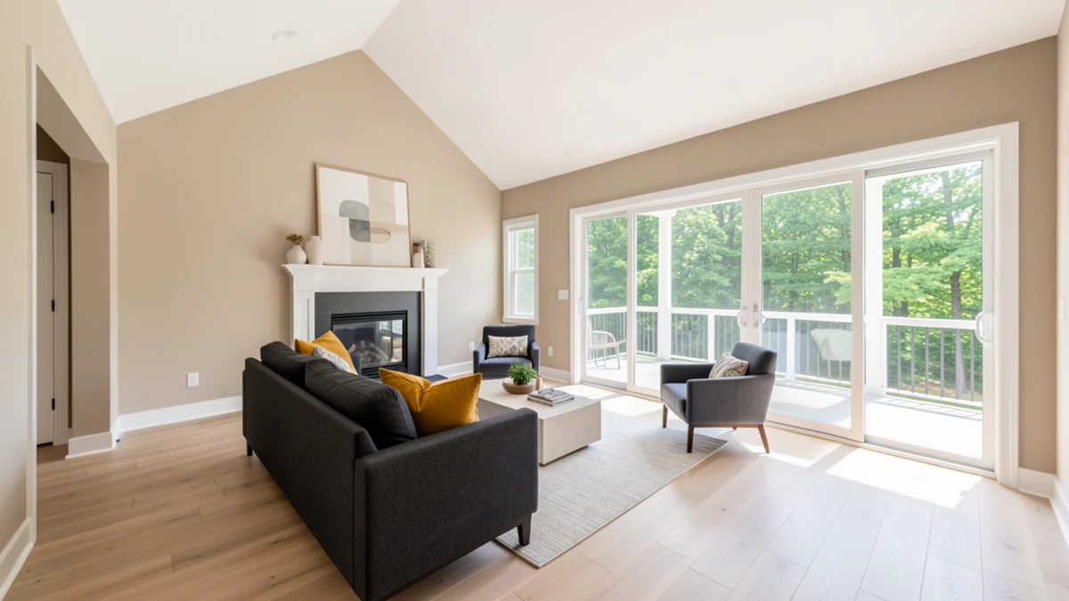 Professional painting contractors in Arnold, MD preparing and painting home interior