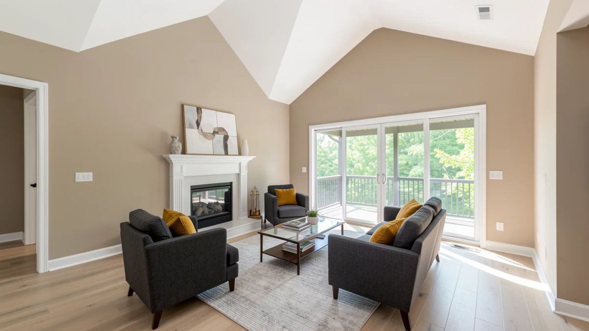 Professional painting contractors in Belcamp, MD preparing and painting home interior