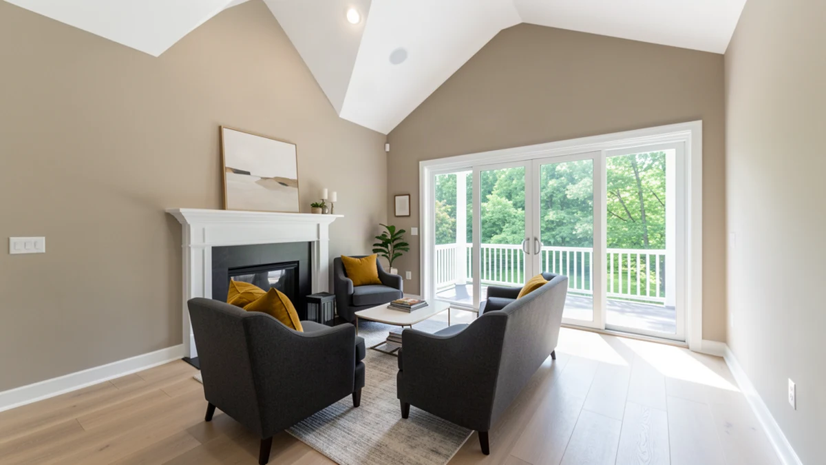Professional painting contractors in Berlin, MD preparing and painting home interior