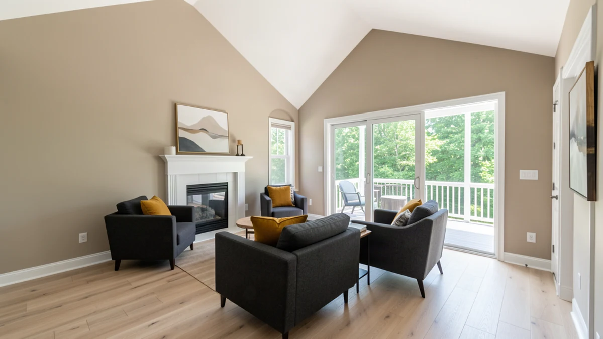 Professional painting contractors in Bowie, MD preparing and painting home interior