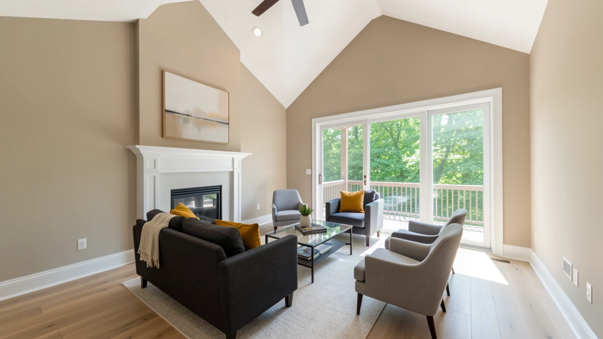 Professional painting contractors in Brinklow, MD preparing and painting home interior