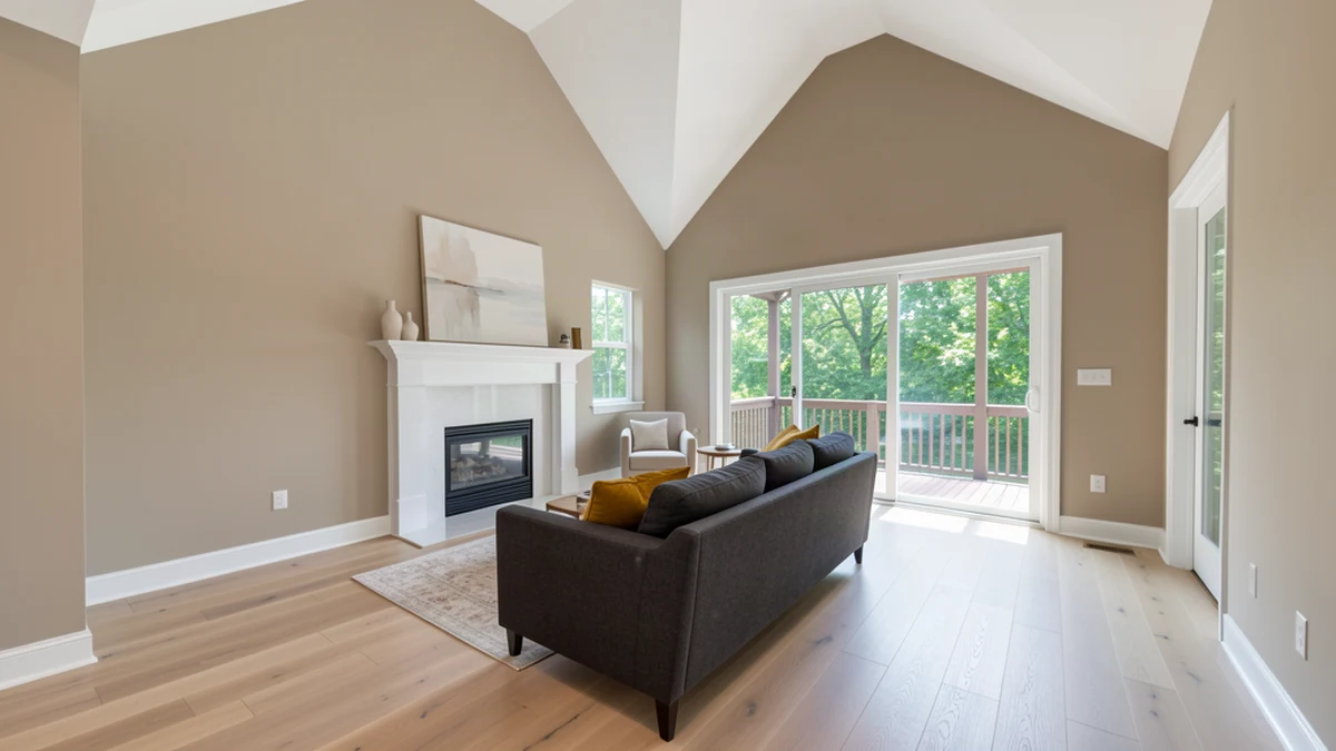 Professional painting contractors in Brooklyn, MD preparing and painting home interior