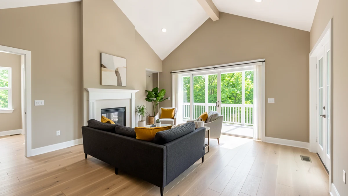 Professional painting contractors in Bryantown, MD preparing and painting home interior