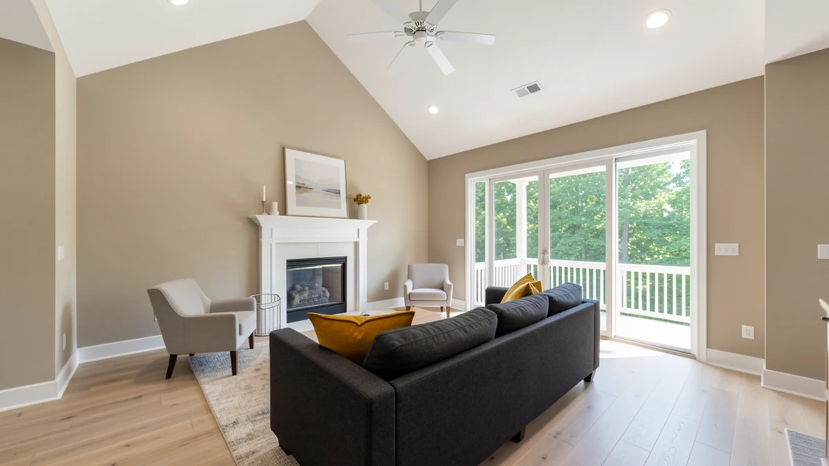 Professional painting contractors in Caroline County, MD preparing and painting home interior