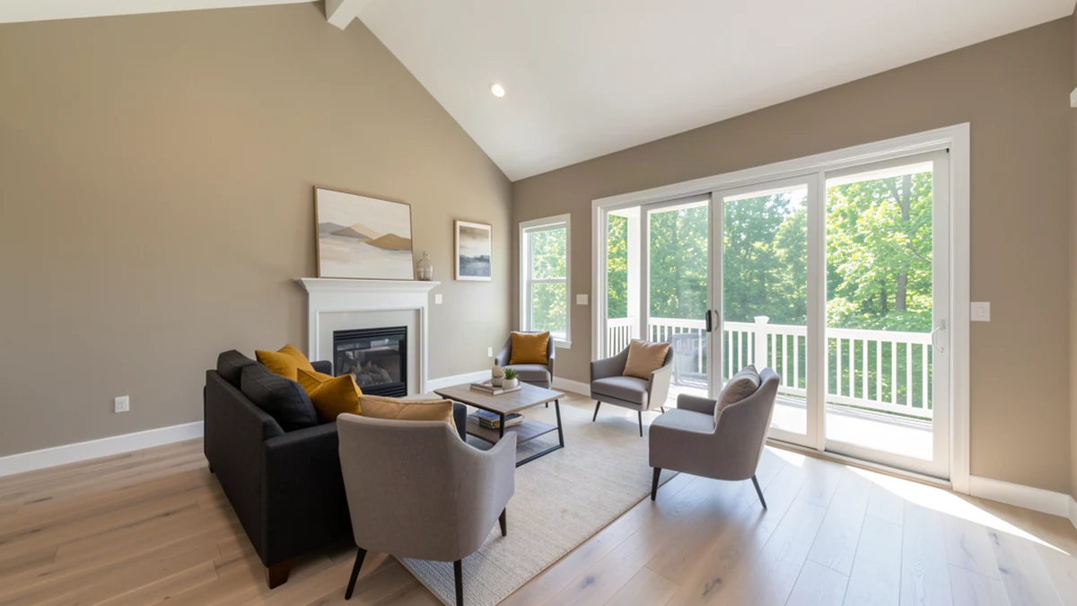 Professional painting contractors in Centreville, MD preparing and painting home interior