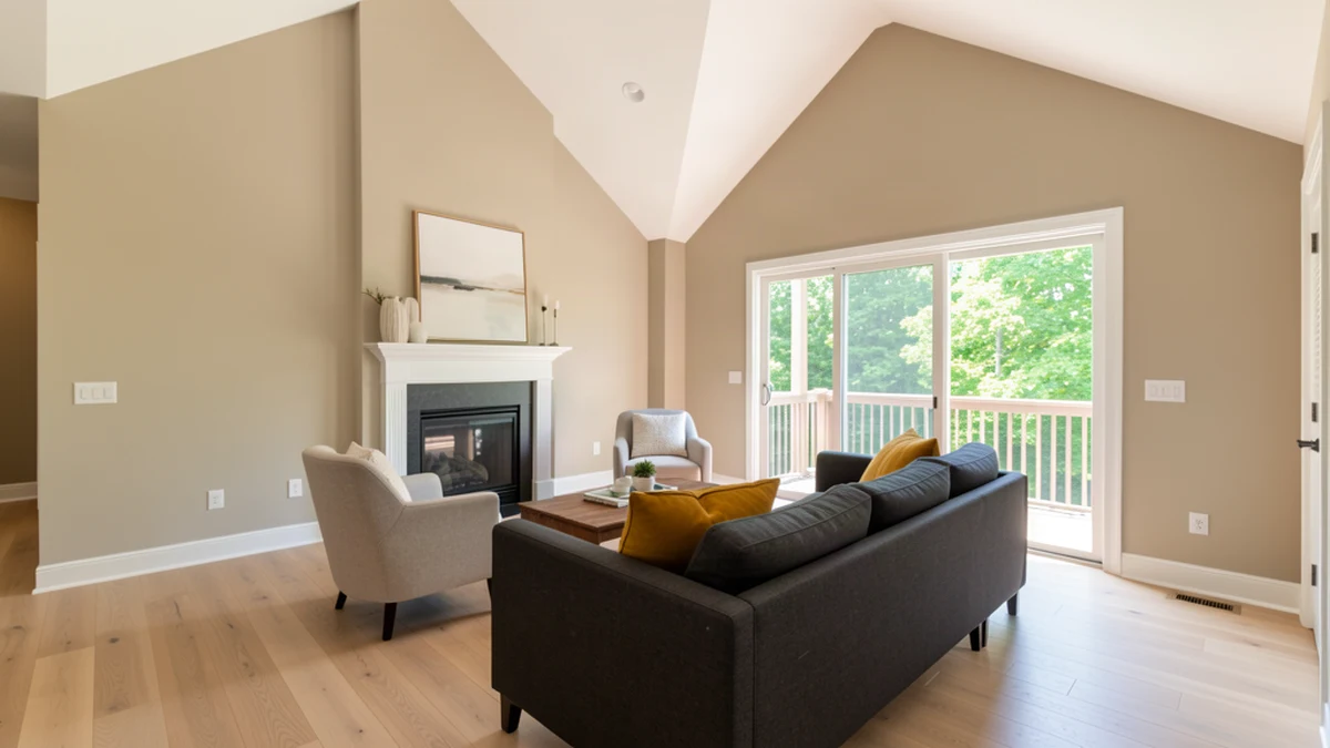 Professional painting contractors in Charles County, MD preparing and painting home interior
