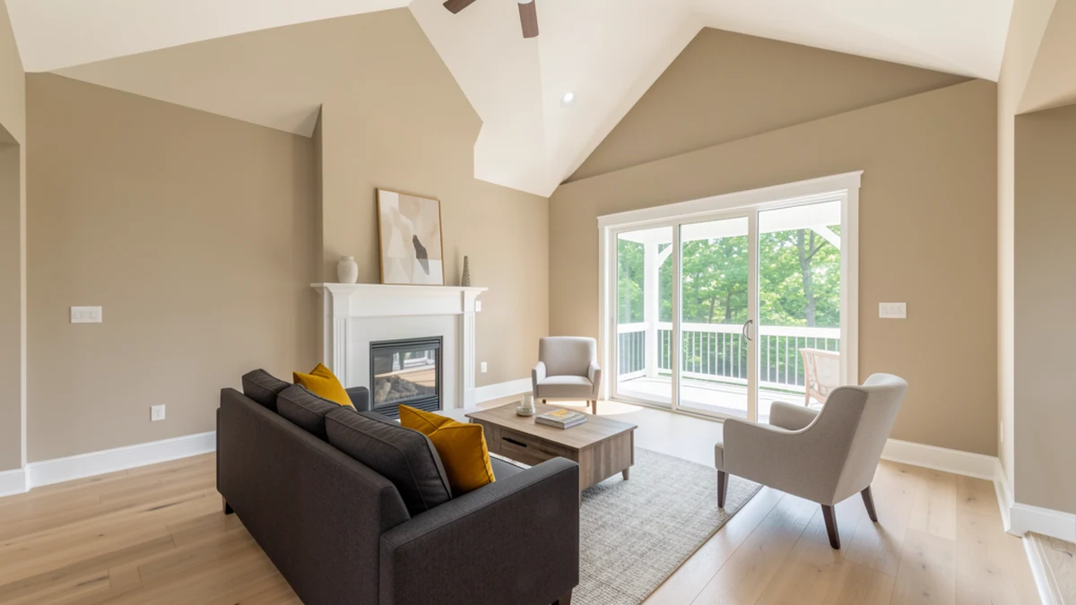 Professional painting contractors in Chesapeake Beach, MD preparing and painting home interior