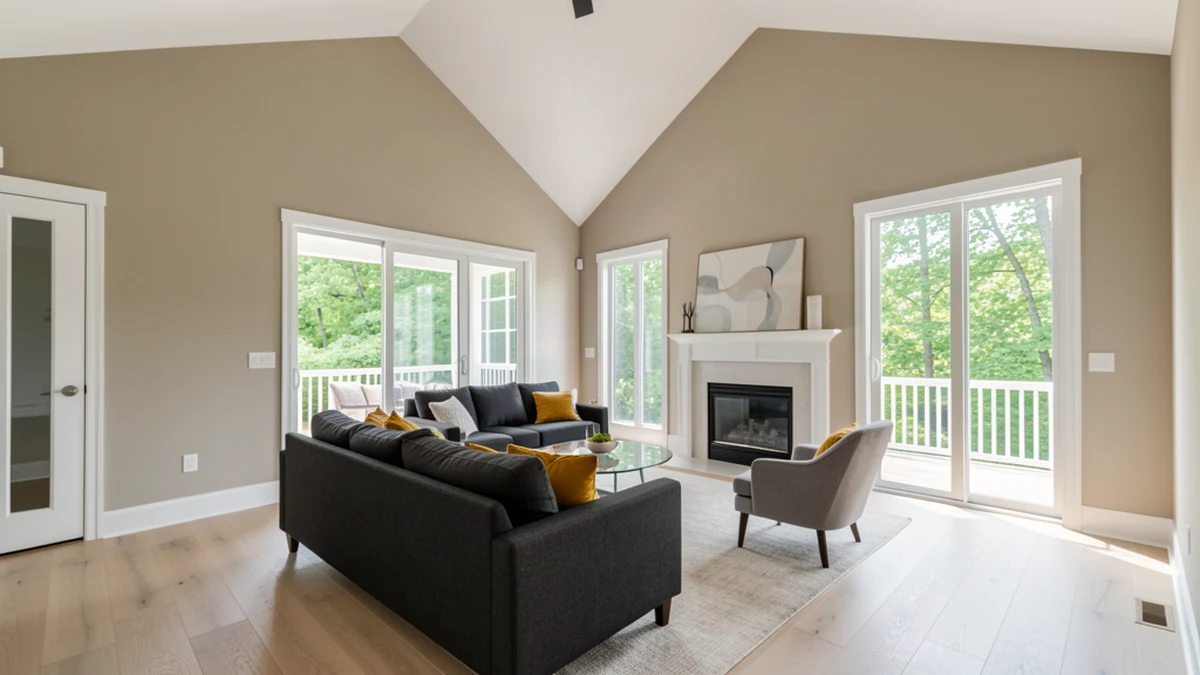 Professional painting contractors in Chester, MD preparing and painting home interior