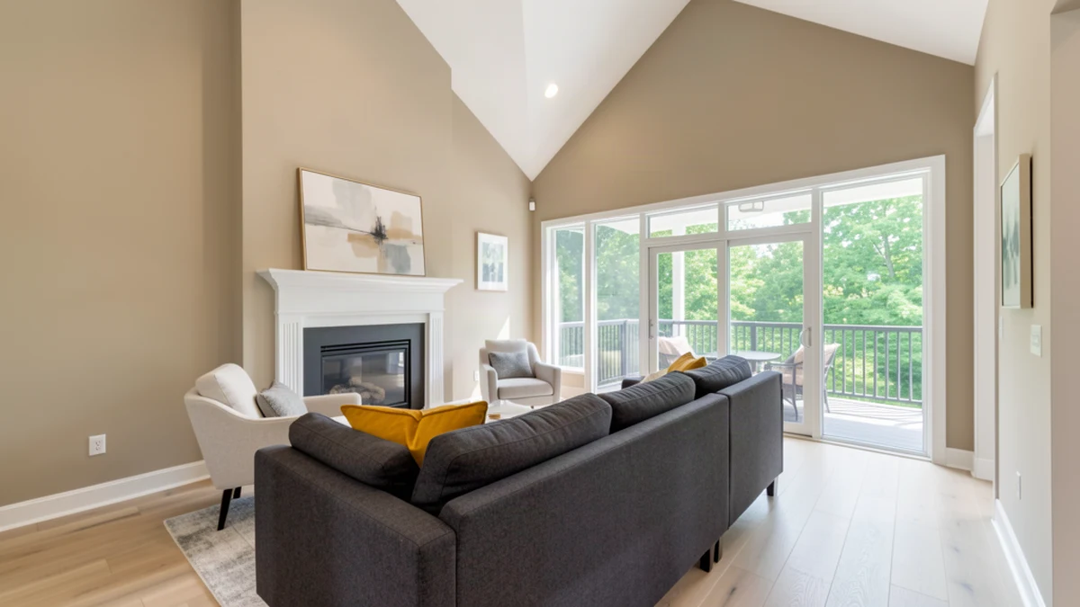 Professional painting contractors in Churchton, MD preparing and painting home interior