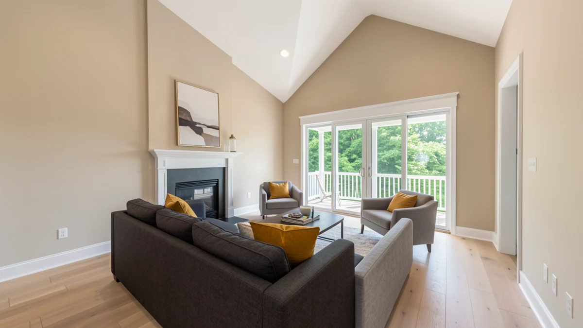 Professional painting contractors in Clarksville, MD preparing and painting home interior