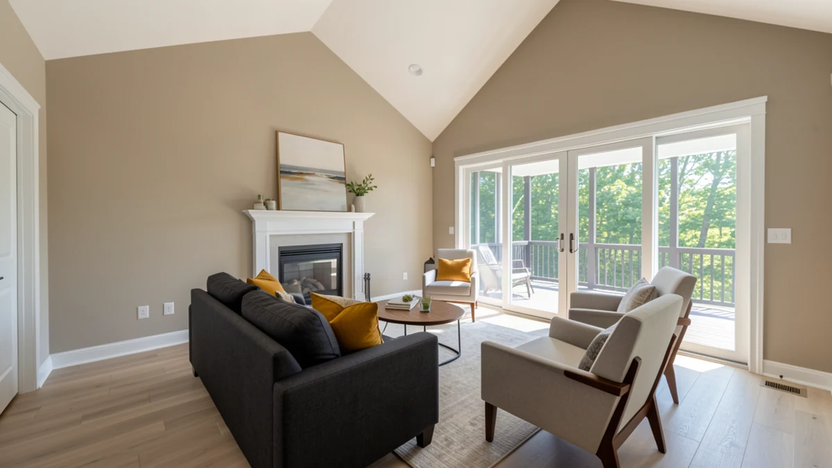 Professional painting contractors in Cobb Island, MD preparing and painting home interior