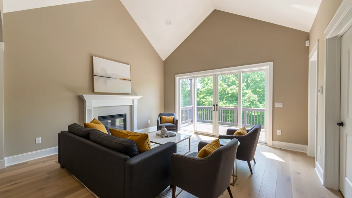 Professional painting contractors in Cockeysville, MD preparing and painting home interior