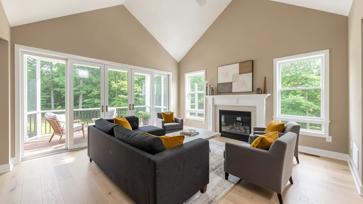 Professional painting contractors in College Park, MD preparing and painting home interior