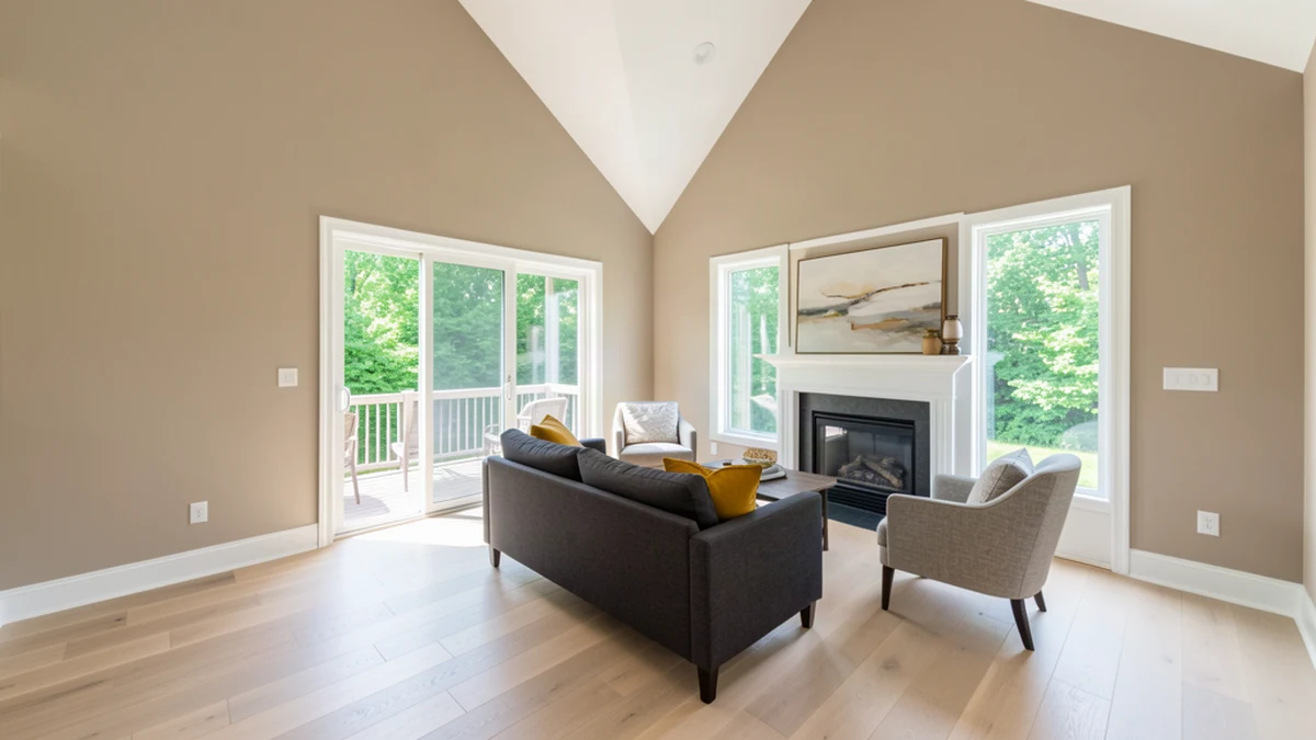 Professional painting contractors in Cumberland, MD preparing and painting home interior