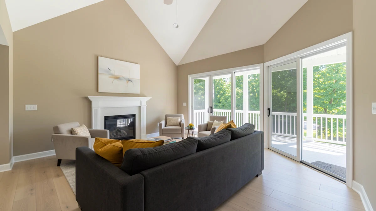 Professional painting contractors in Davidsonville, MD preparing and painting home interior