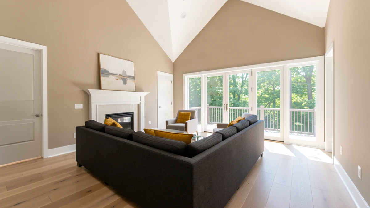 Professional painting contractors in Dorchester County, MD preparing and painting home interior