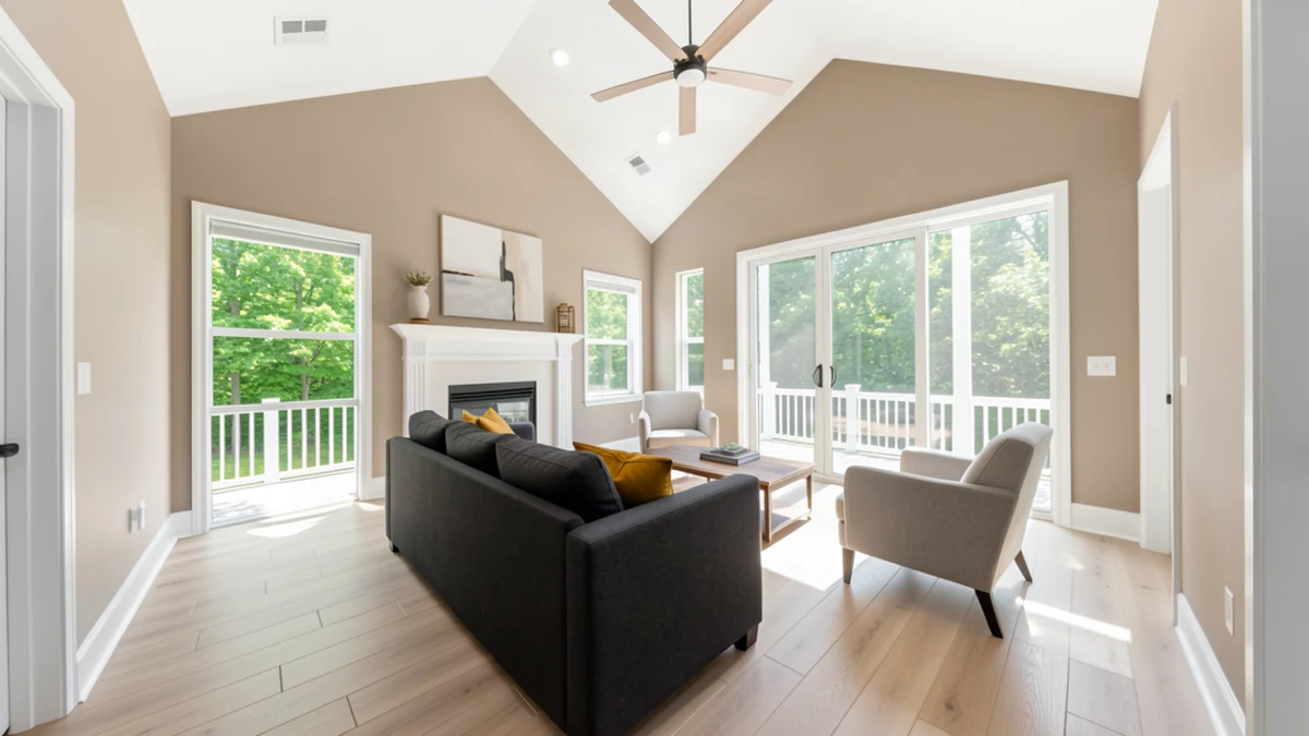 Professional painting contractors in East New Market, MD preparing and painting home interior