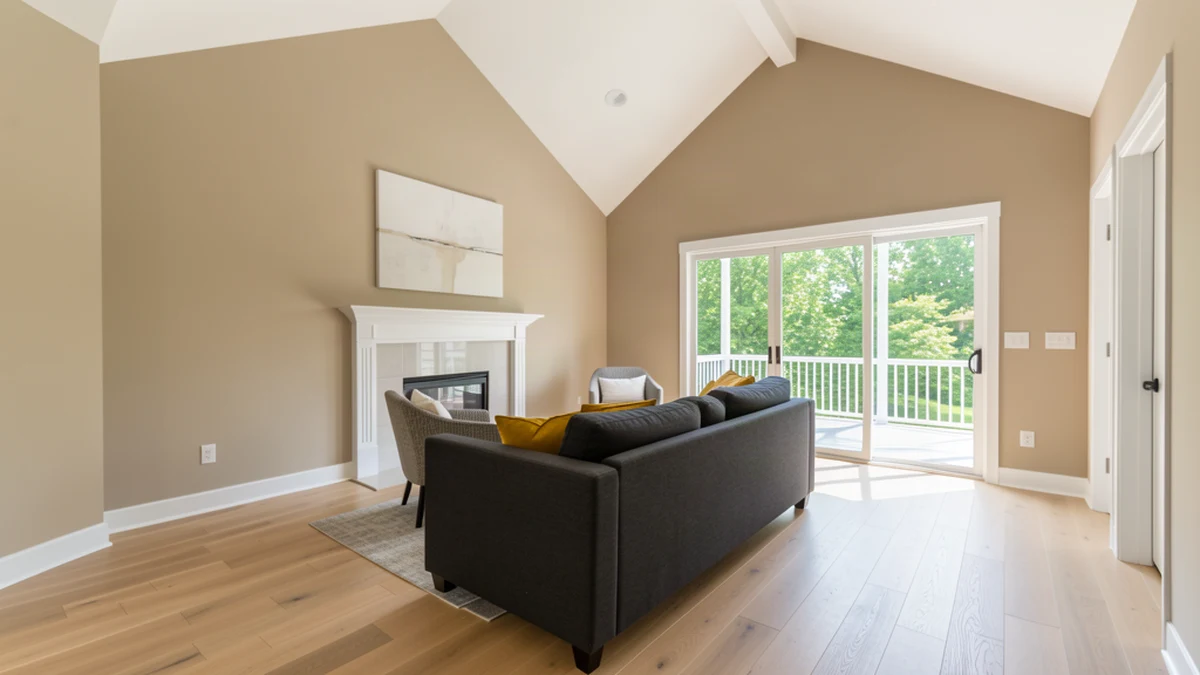 Professional painting contractors in Easton, MD preparing and painting home interior