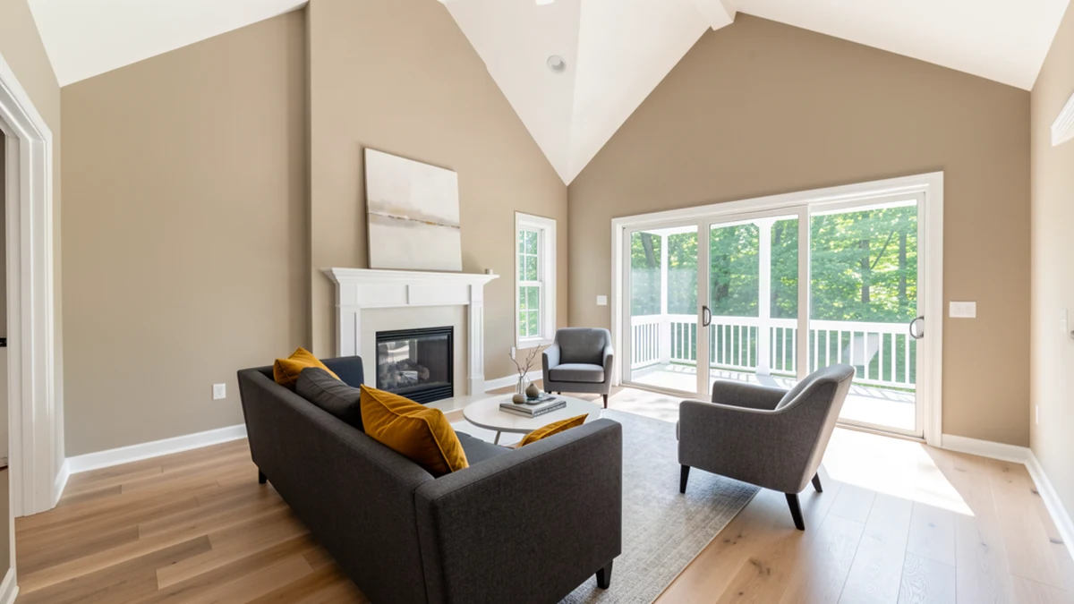 Professional painting contractors in Edgewater, MD preparing and painting home interior
