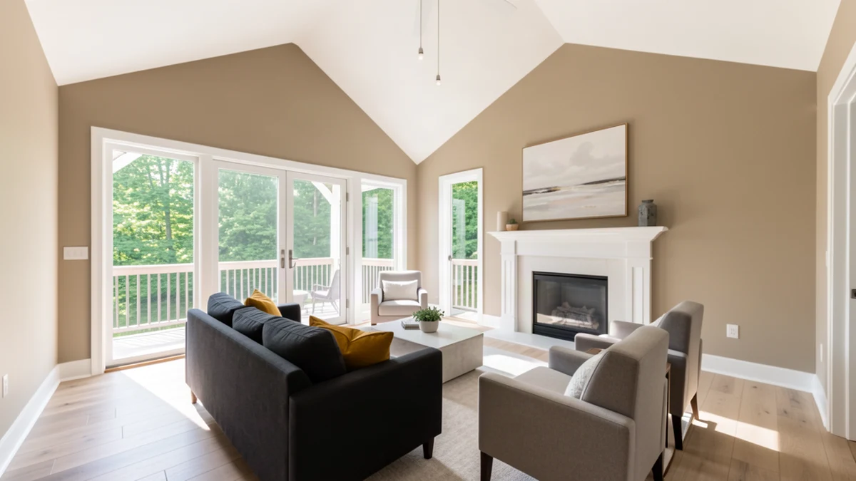 Professional painting contractors in Flintstone, MD preparing and painting home interior