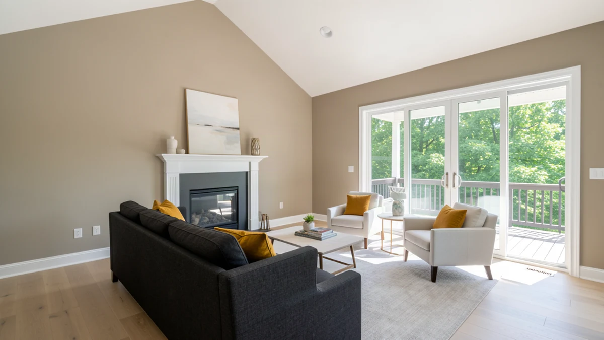 Professional painting contractors in Forest Hill, MD preparing and painting home interior