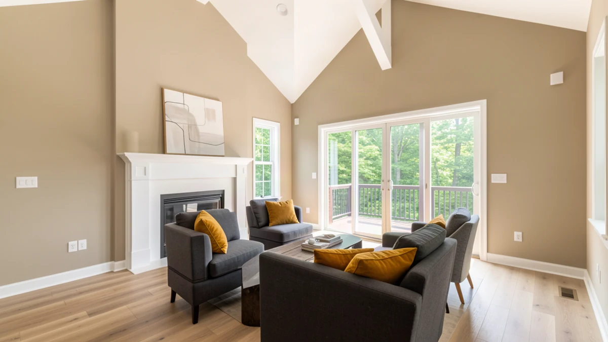 Professional painting contractors in Gambrills, MD preparing and painting home interior