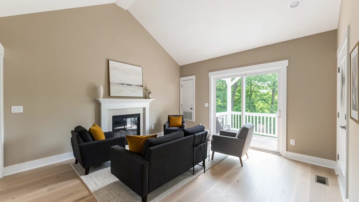 Professional painting contractors in Glen Burnie, MD preparing and painting home interior