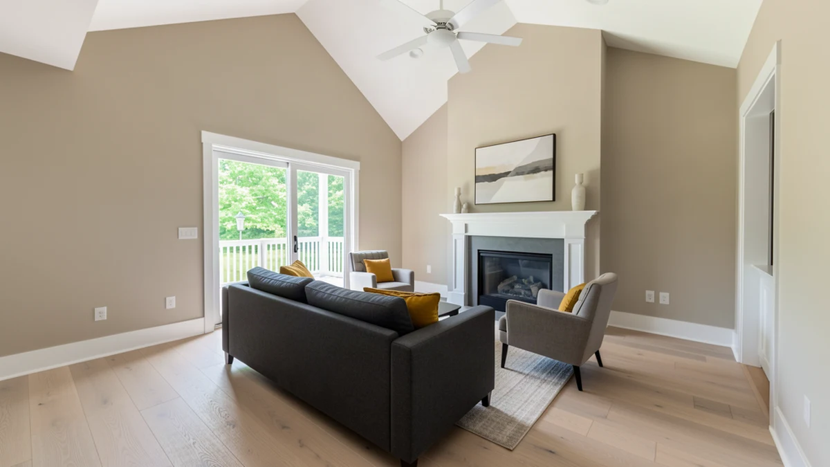 Professional painting contractors in Hagerstown, MD preparing and painting home interior