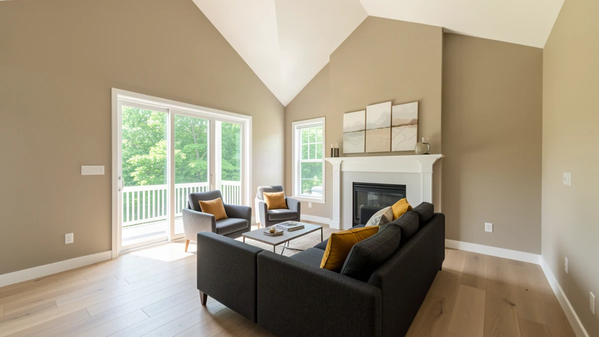 Professional painting contractors in Hancock, MD preparing and painting home interior