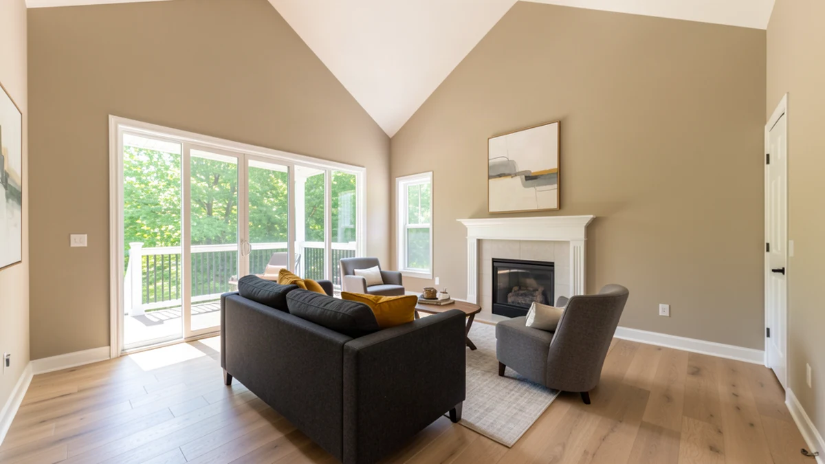Professional painting contractors in Harmans, MD preparing and painting home interior