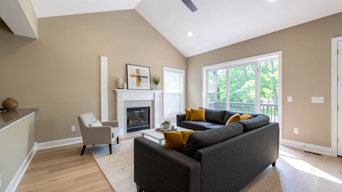 Professional painting contractors in Ijamsville, MD preparing and painting home interior