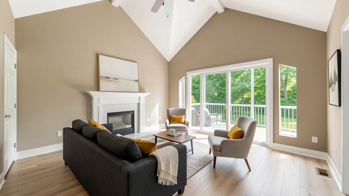 Professional painting contractors in Jessup, MD preparing and painting home interior