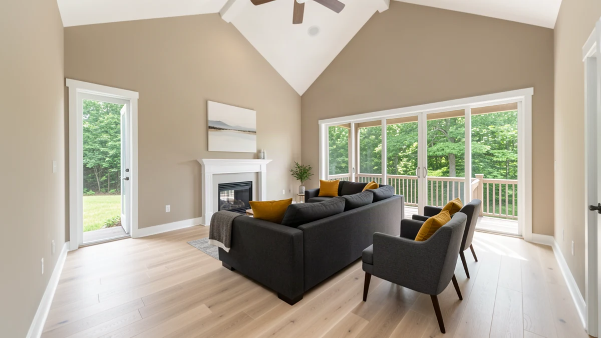 Professional painting contractors in Kent County, MD preparing and painting home interior