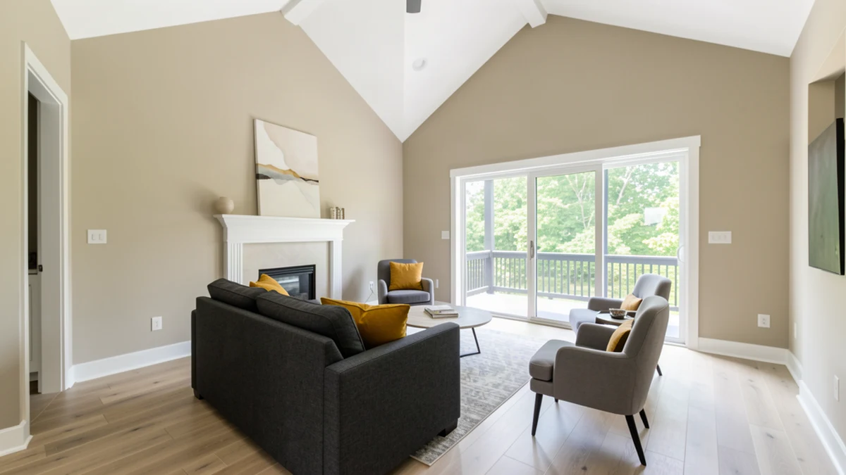 Professional painting contractors in La Plata, MD preparing and painting home interior