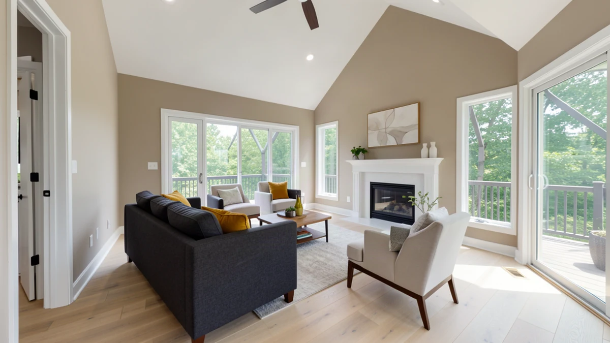 Professional painting contractors in Linthicum Heights, MD preparing and painting home interior