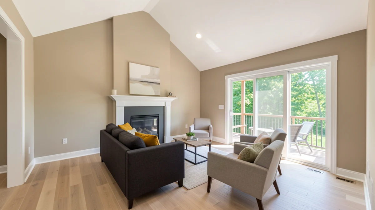 Professional painting contractors in Lothian, MD preparing and painting home interior