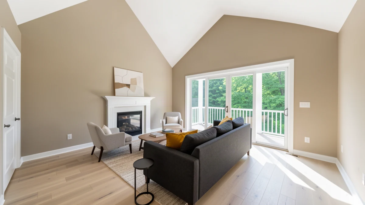 Professional painting contractors in Lusby, MD preparing and painting home interior