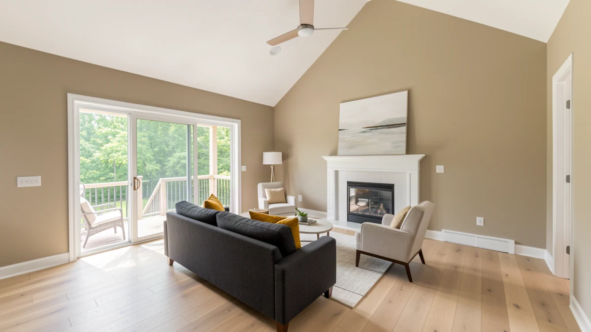 Professional painting contractors in Millington, MD preparing and painting home interior