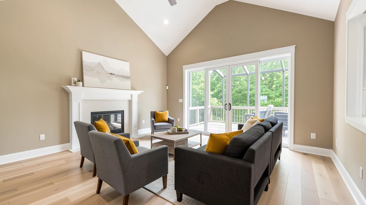 Professional painting contractors in Monrovia, MD preparing and painting home interior