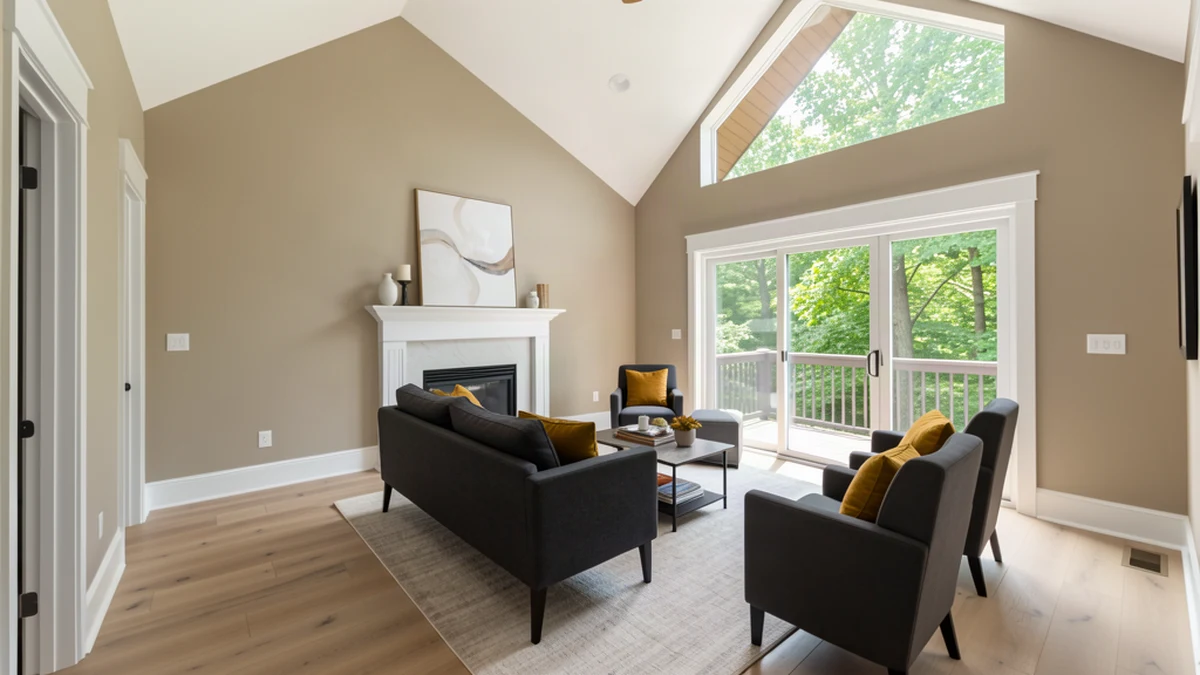 Professional painting contractors in Mount Airy, MD preparing and painting home interior