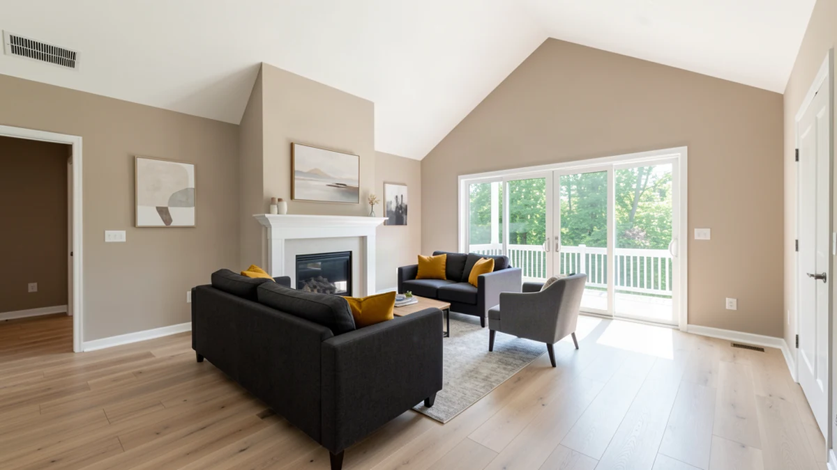 Professional painting contractors in Myersville, MD preparing and painting home interior