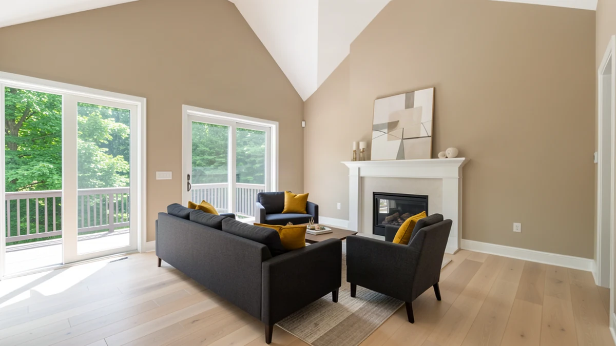 Professional painting contractors in North East, MD preparing and painting home interior