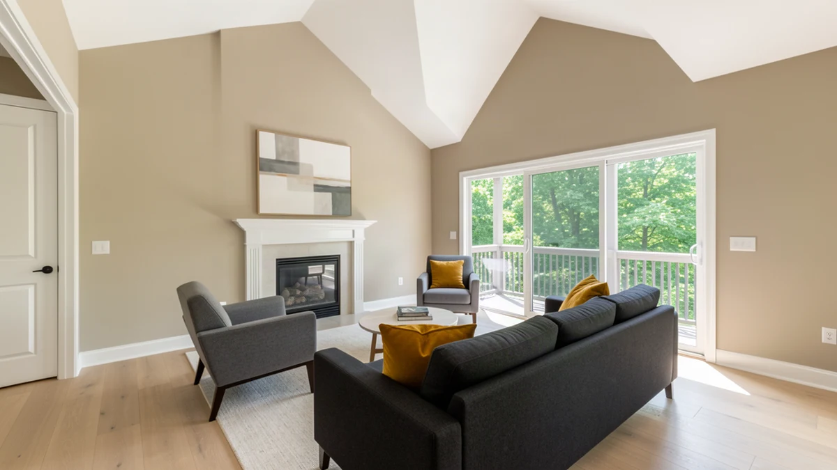 Professional painting contractors in Oakland, MD preparing and painting home interior