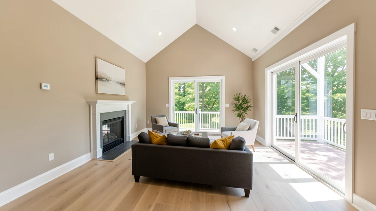 Professional painting contractors in Ocean City, MD preparing and painting home interior