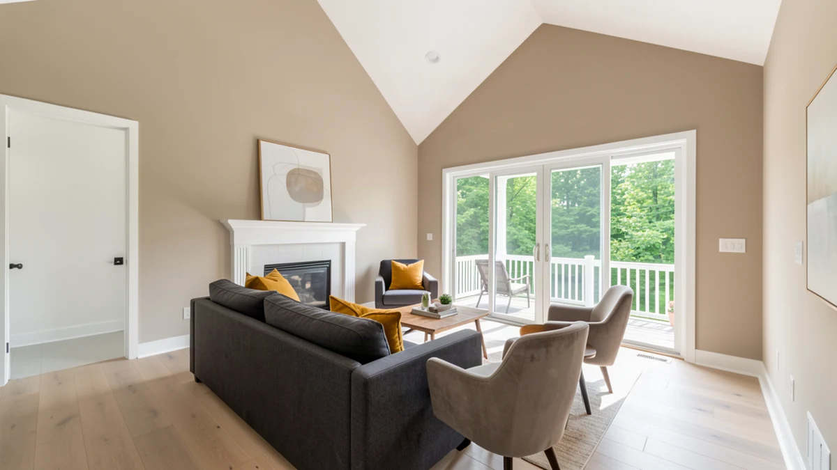 Professional painting contractors in Pasadena, MD preparing and painting home interior