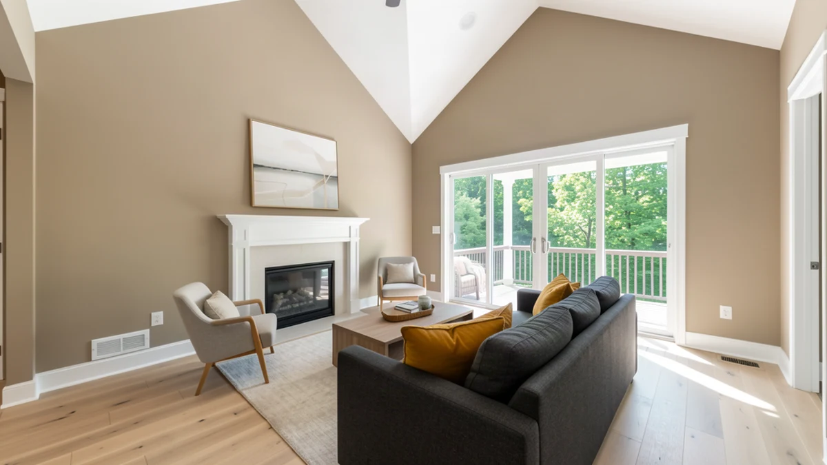 Professional painting contractors in Preston, MD preparing and painting home interior