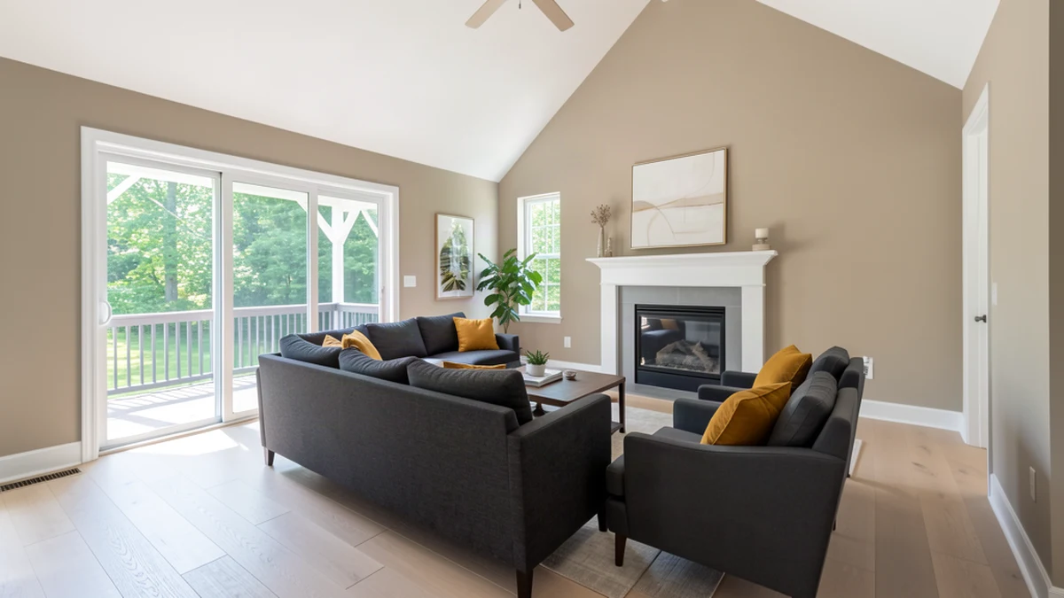 Professional painting contractors in Queen Anne, MD preparing and painting home interior