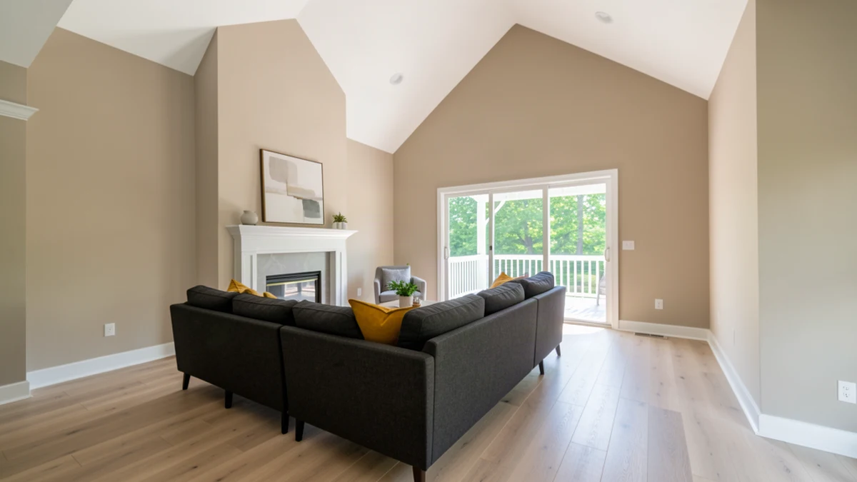 Professional painting contractors in Reisterstown, MD preparing and painting home interior